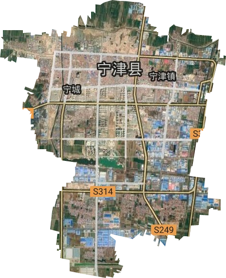 宁城街道卫星图