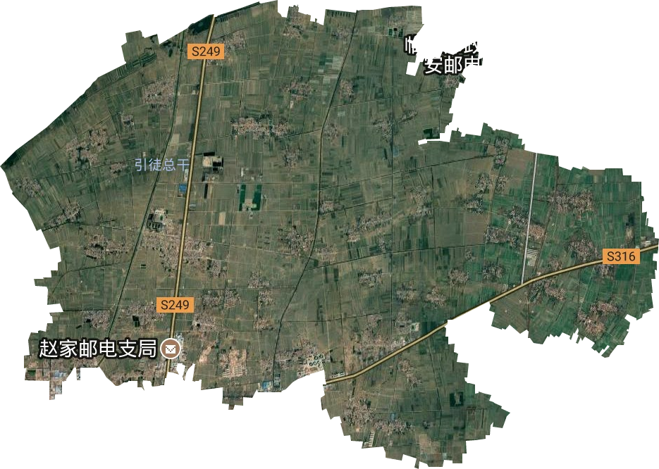 临邑镇卫星图