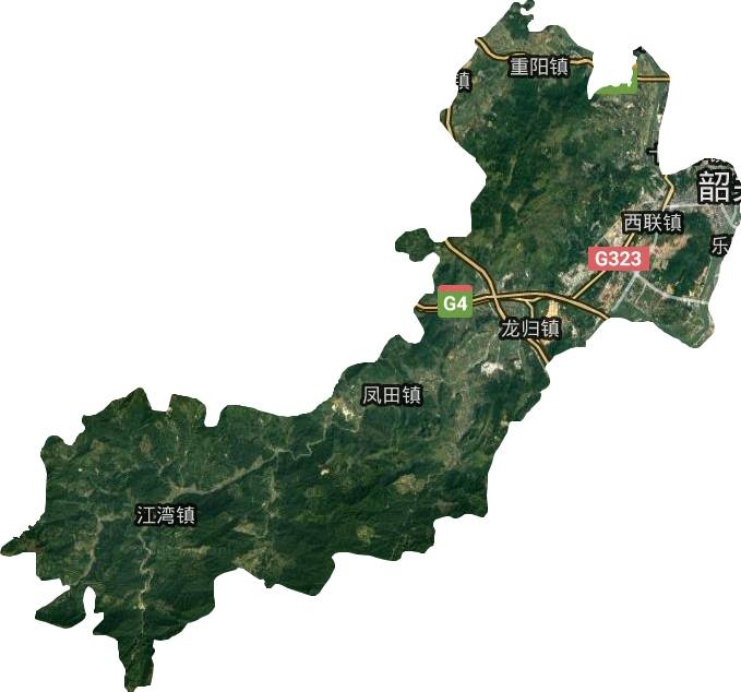 武江区卫星图