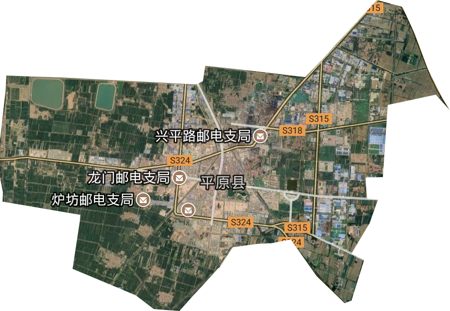 龙门街道卫星图