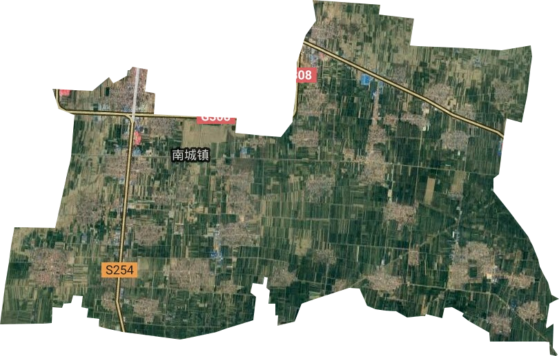 南城镇卫星图