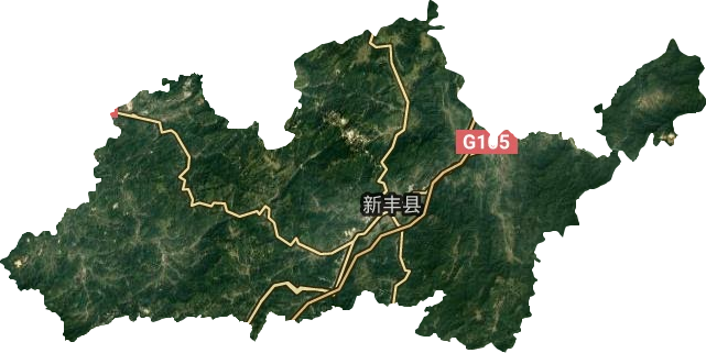 新丰县卫星图