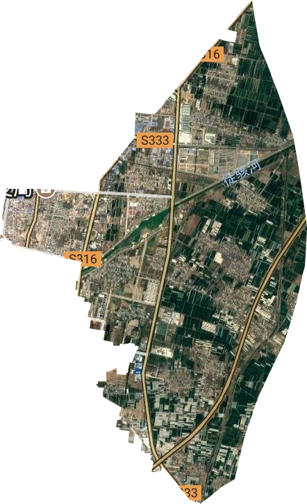 东鲁街道卫星图