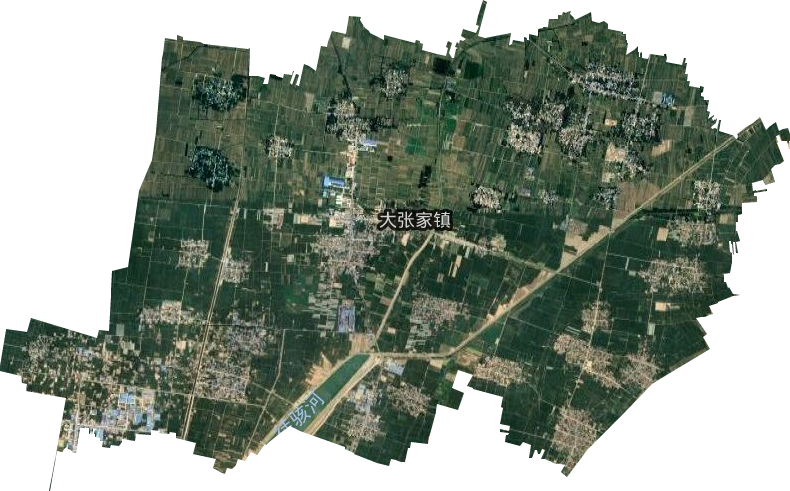 大张家镇卫星图