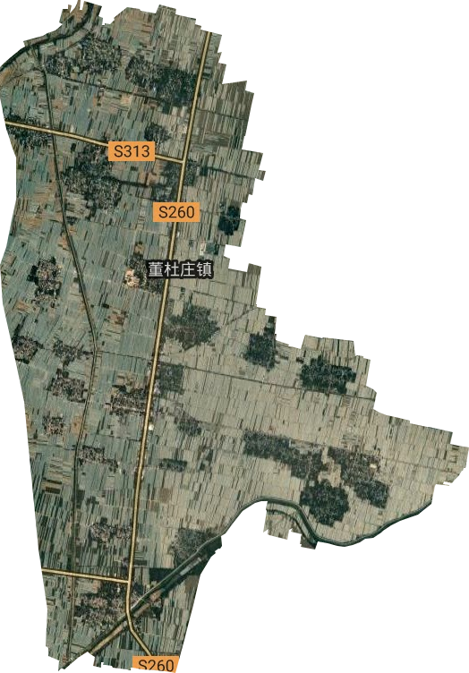 董杜庄镇卫星图