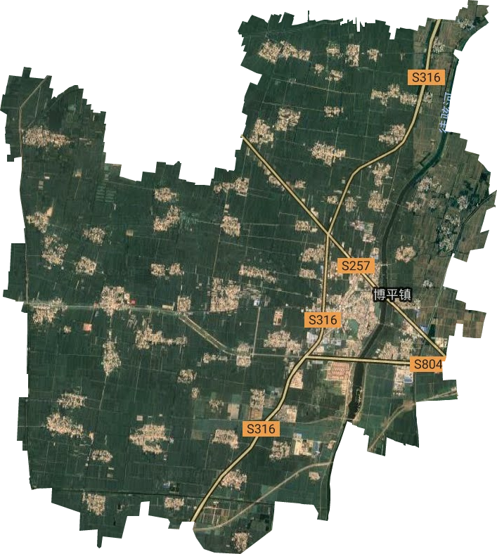 博平镇卫星图