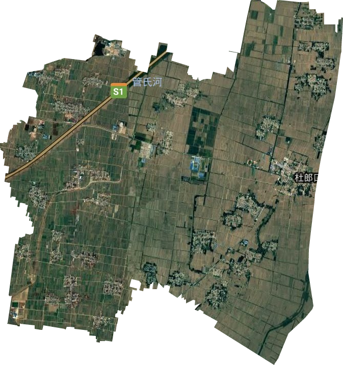 杜郎口镇卫星图
