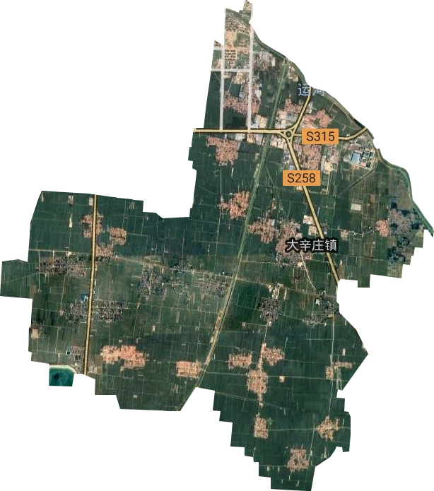 大辛庄街道卫星图