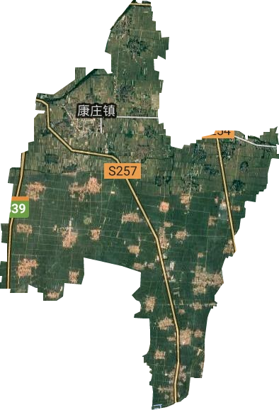 康庄镇卫星图