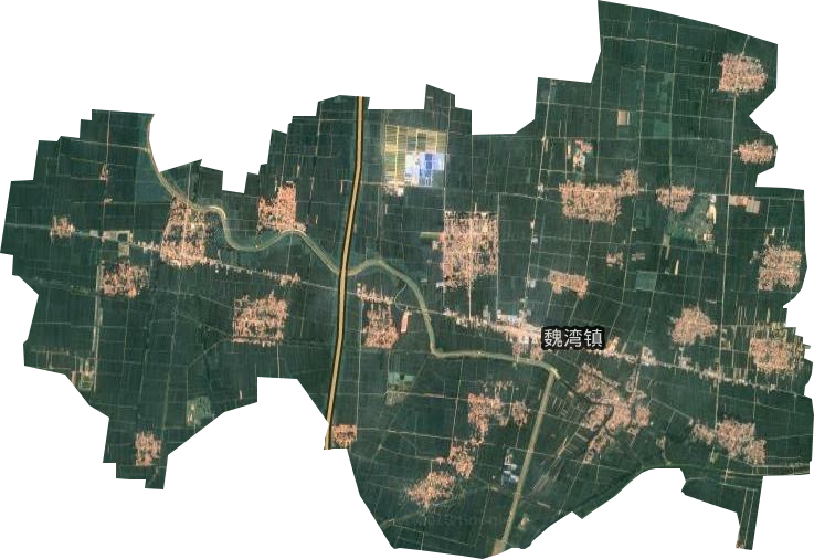 魏湾镇卫星图