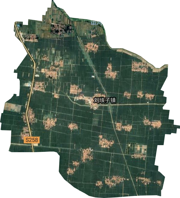 刘垓子镇卫星图