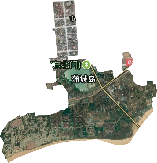 市中街道卫星图