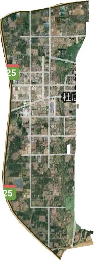 杜店街道卫星图