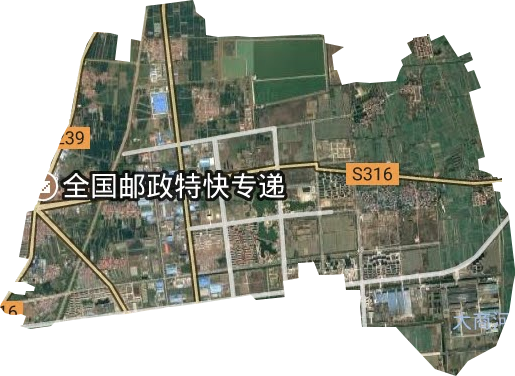 武定府街道卫星图