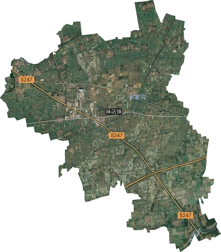 麻店镇卫星图