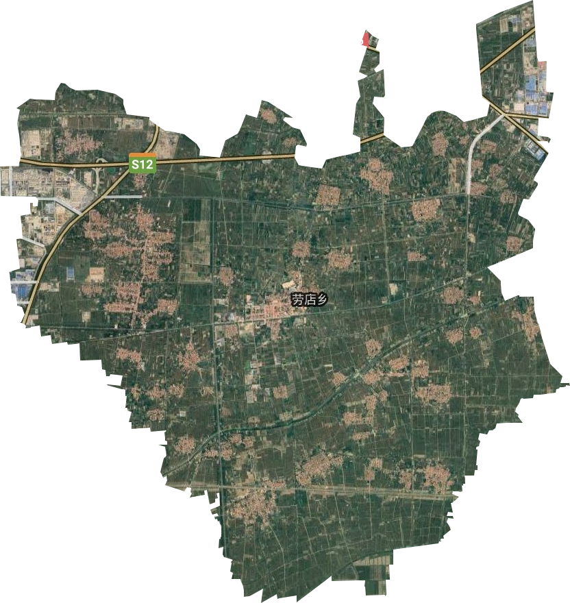 劳店镇卫星图