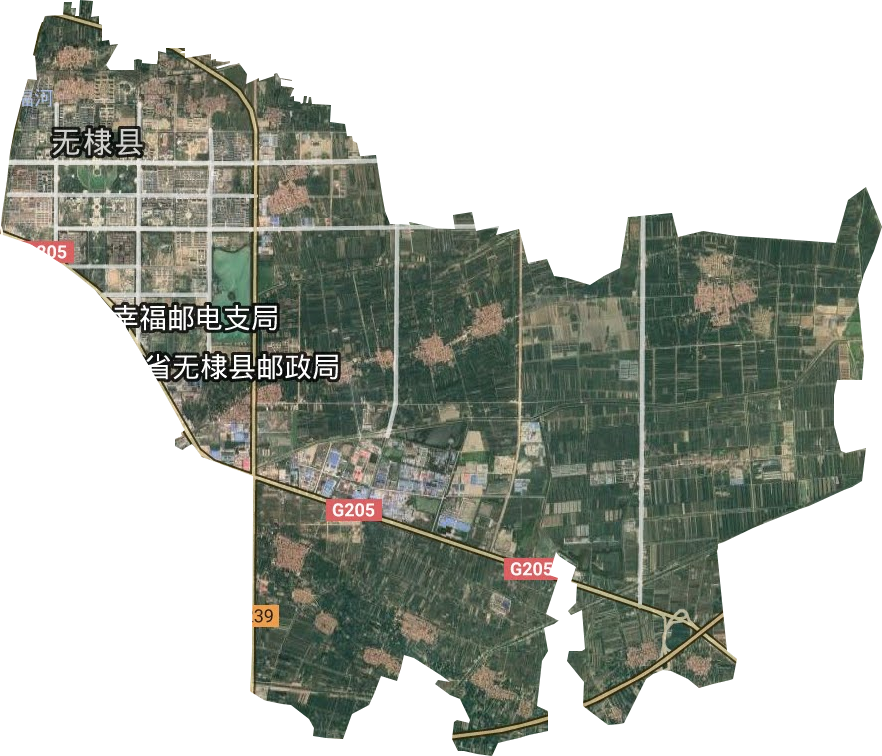 棣丰街道卫星图