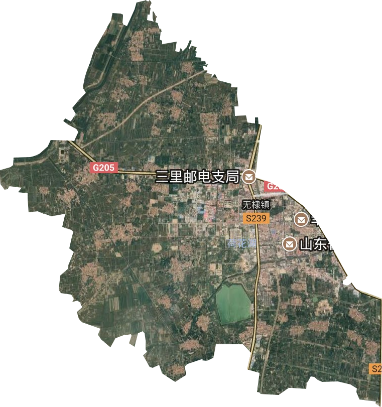 海丰街道卫星图