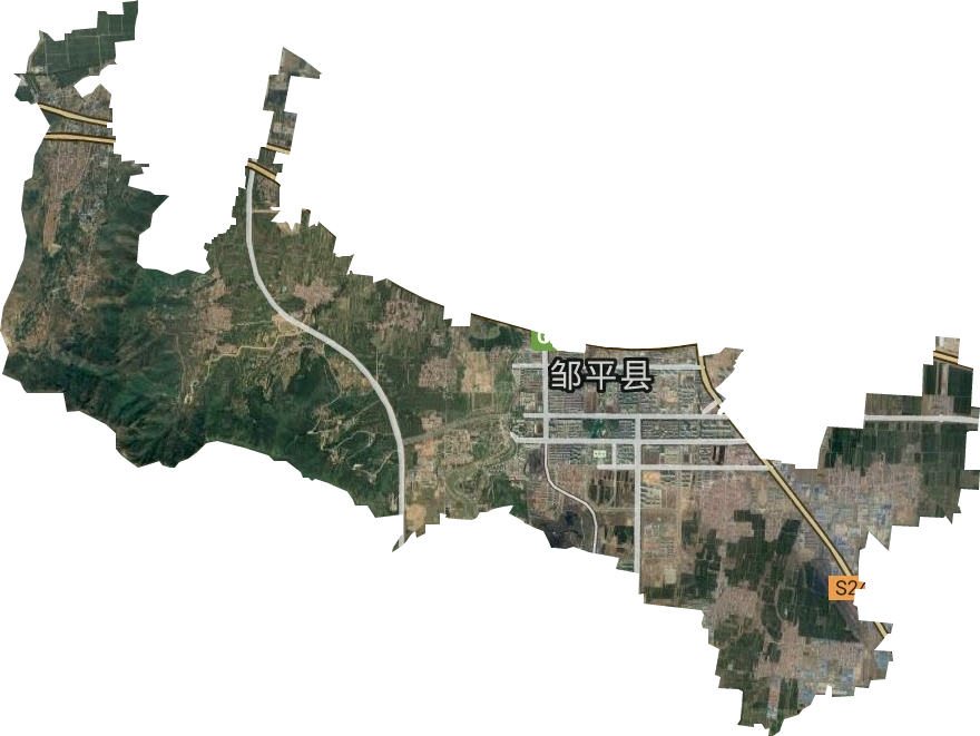 黄山街道卫星图