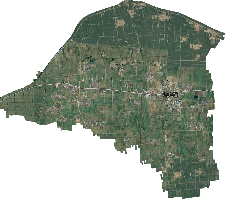 九户镇卫星图