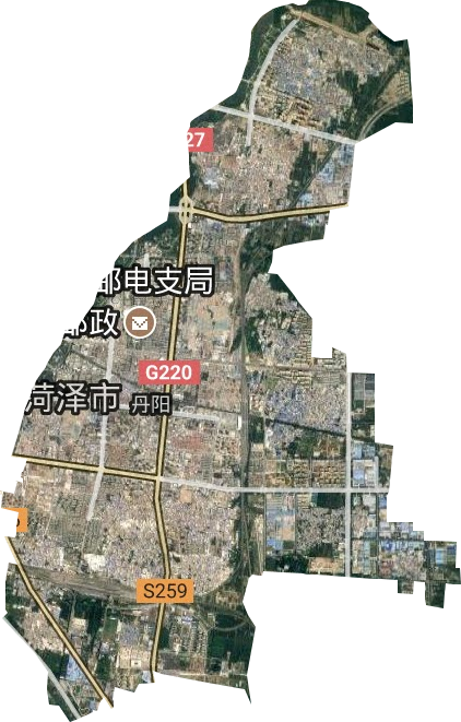 丹阳街道卫星图