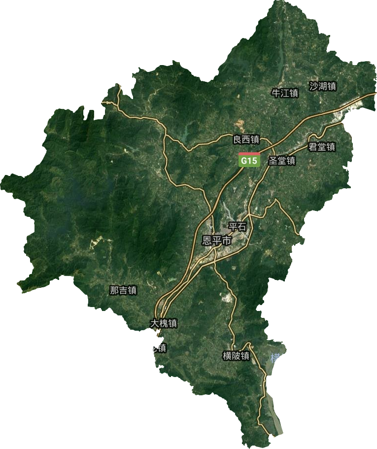 恩平市卫星图
