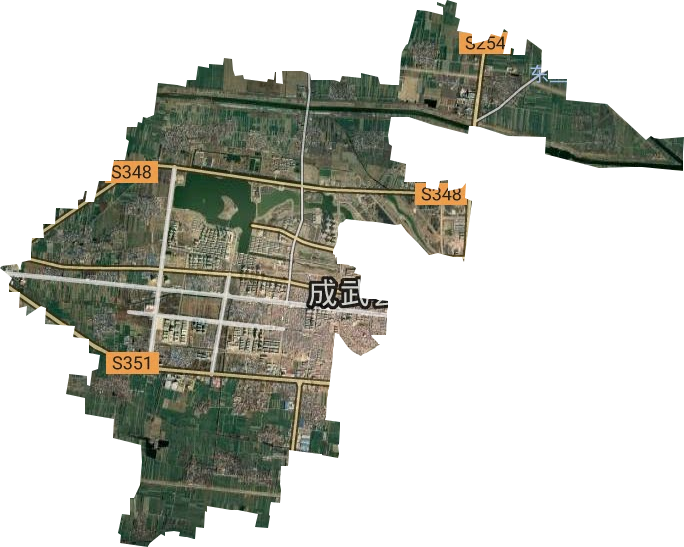 文亭街道卫星图