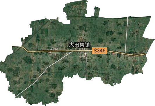 成武县大田集镇卫星图