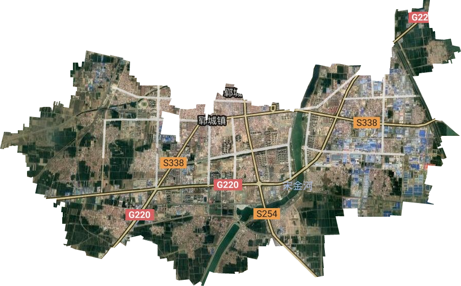 郓州街道卫星图