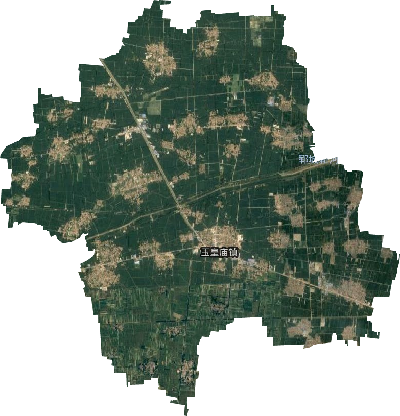 玉皇庙镇卫星图
