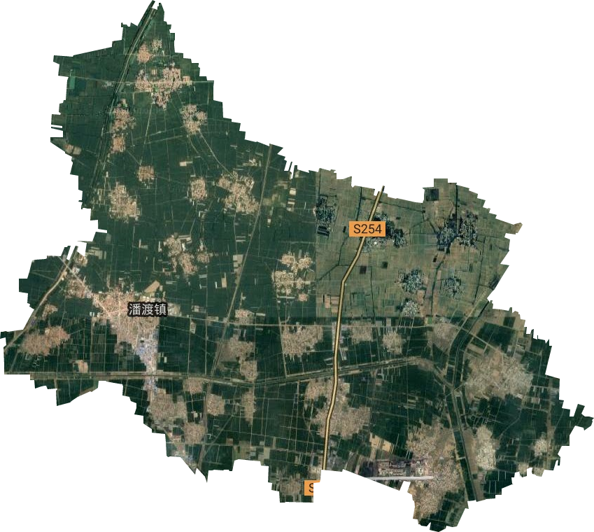 潘渡镇卫星图