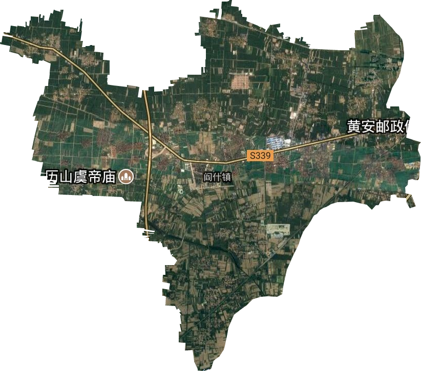 闫什镇卫星图