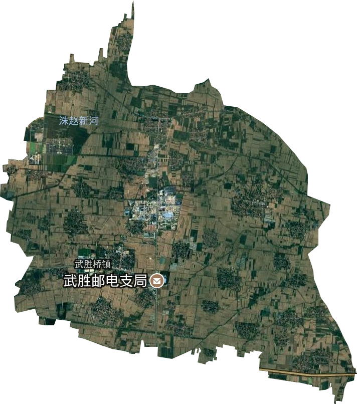 武胜桥镇卫星图