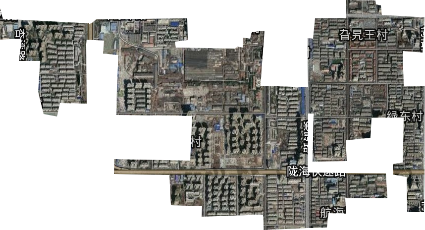 绿东村街道卫星图
