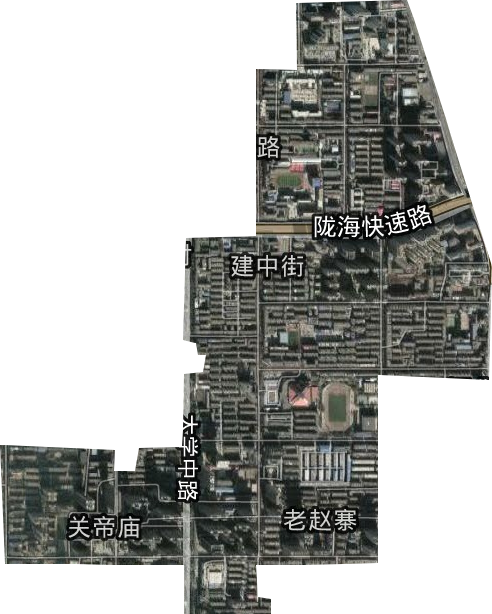 建中街街道卫星图