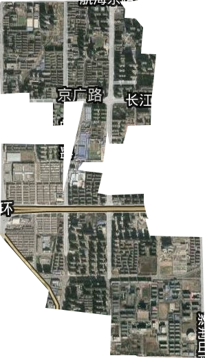 京广路街道卫星图