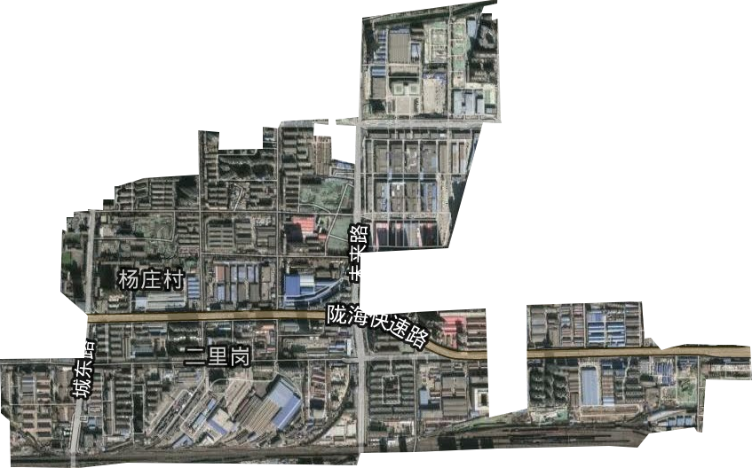 二里岗街道卫星图