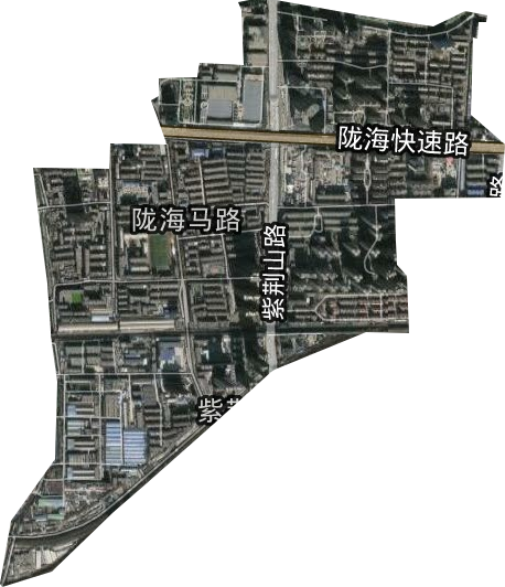 陇海马路街道卫星图