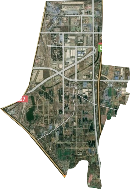 经济开发区潮河街道卫星图