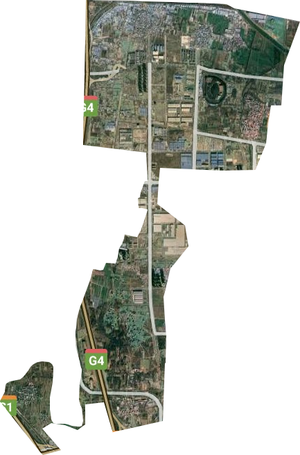 京航街道卫星图