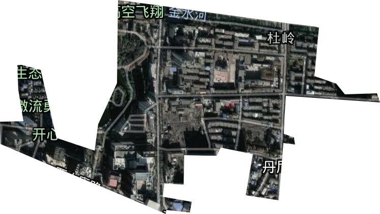 杜岭街道卫星图