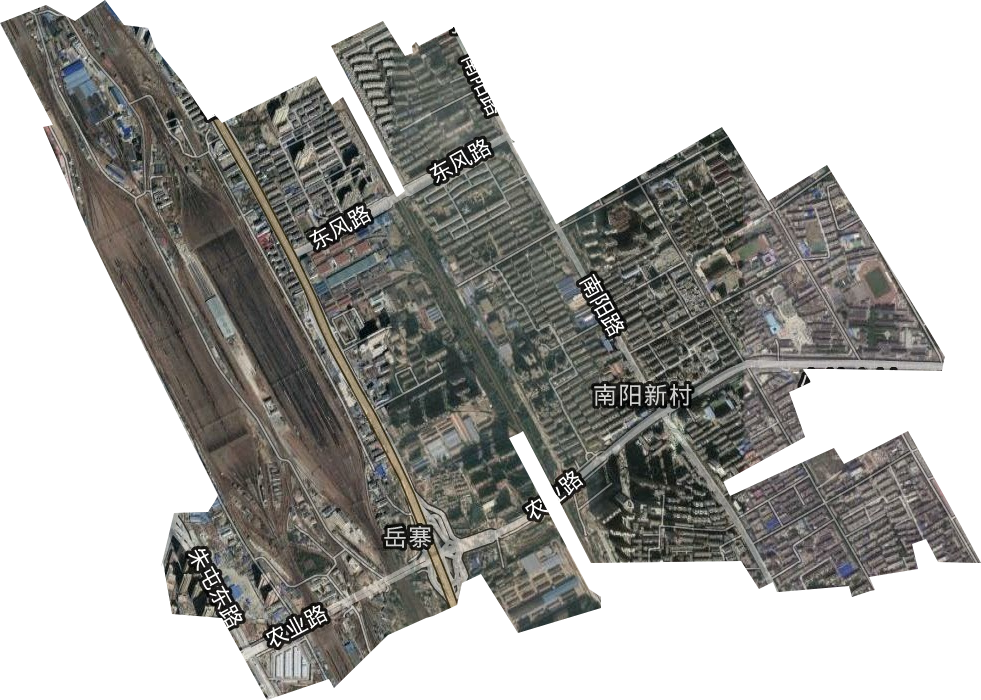 南阳新村街道卫星图