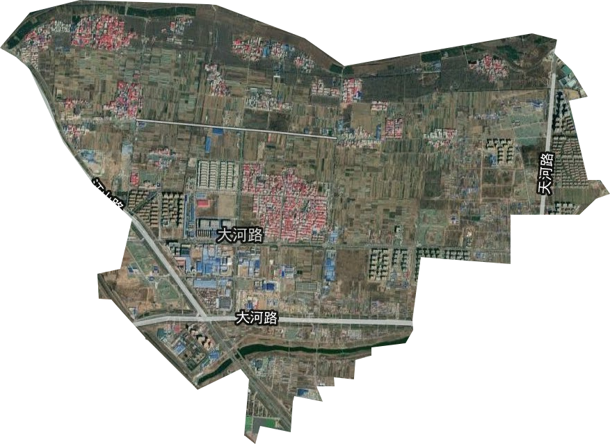 大河路街道卫星图