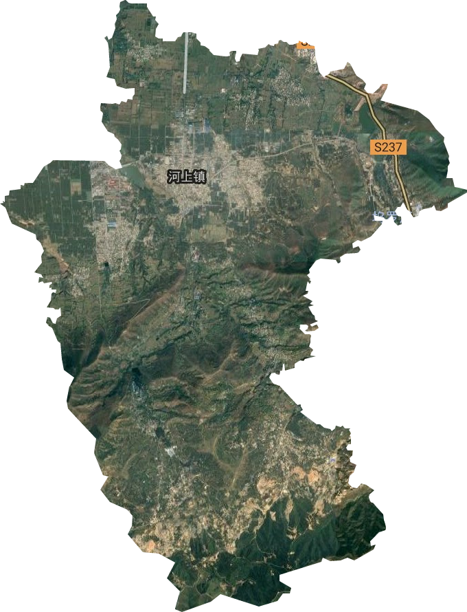 西村镇卫星图