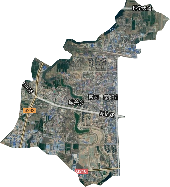索河街道卫星图
