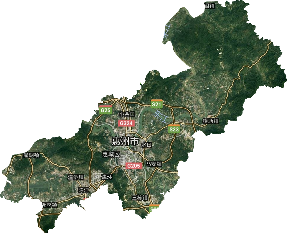 惠城区卫星图