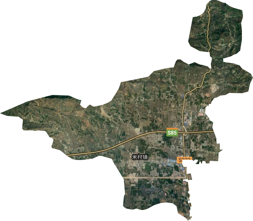 米村镇卫星图