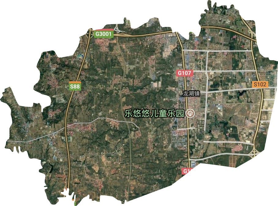 龙湖镇卫星图