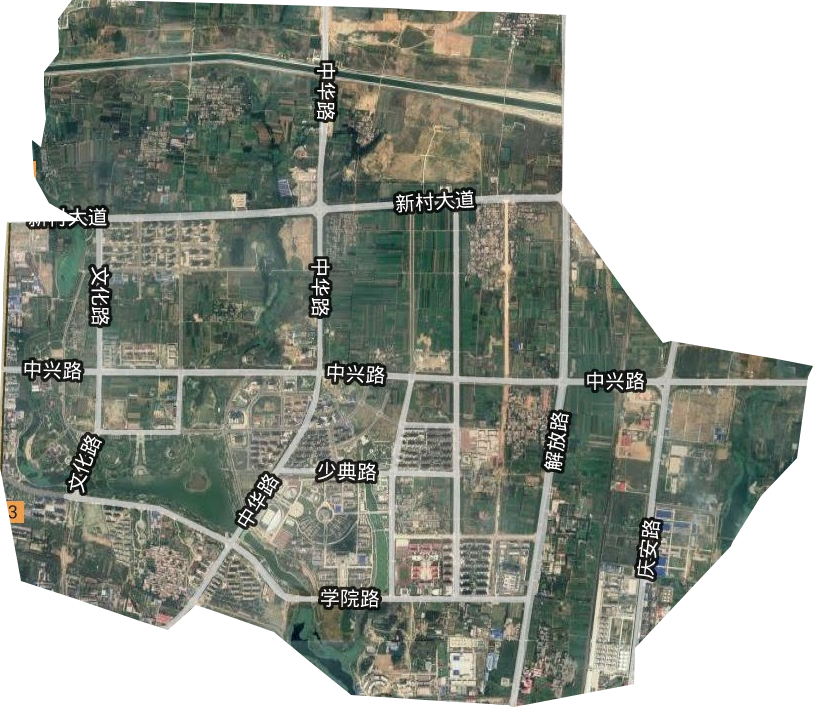 中心城区新区建设管理委员会卫星图