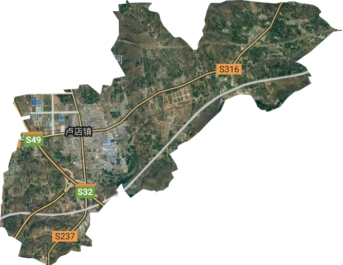 卢店镇卫星图
